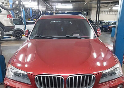 BMW X3 Car At Bay Diagnostic Service Center For Servicing