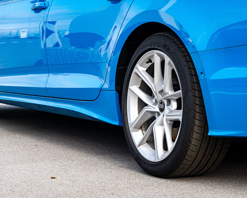 Blue Audi A5 Sportback Car
