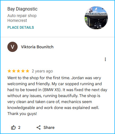 Bay Diagnostic BMW Review