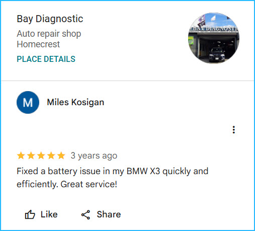 Review of Bay Diagnostic By Miles Kosigan