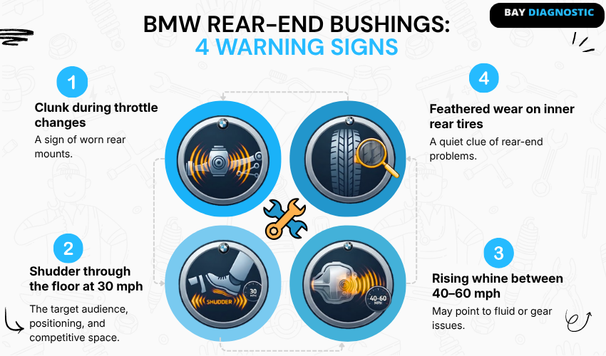 BMW Rear-End Bushings 4 Warning Signs